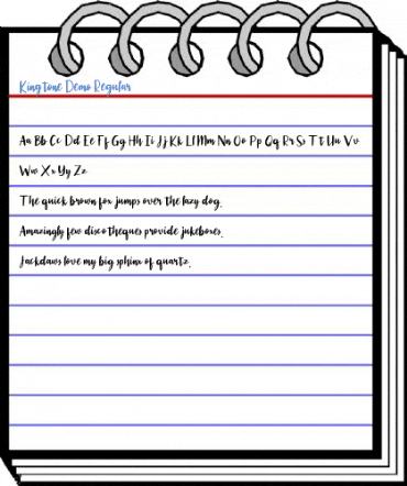 Kingtone Demo Regular Font