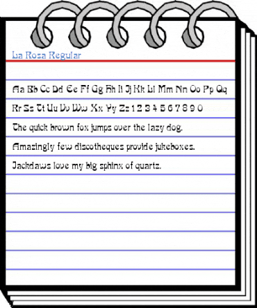 La Rosa Regular Font