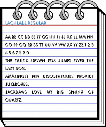 Lachlade Regular Font
