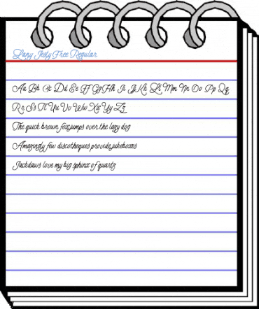 Lany Jesty Free Regular Font