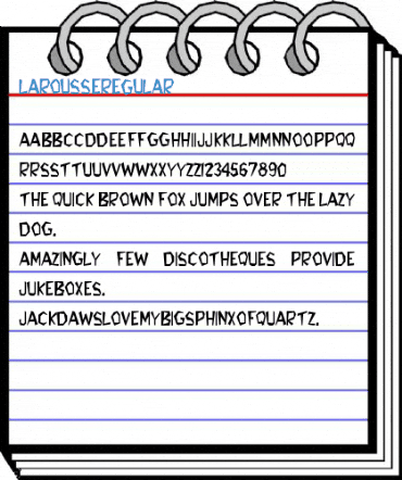 Larousse Regular Font