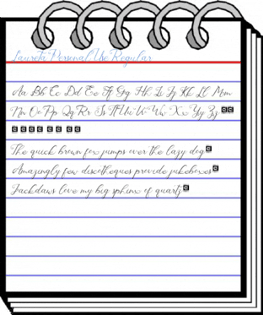 Laureta Personal Use Regular Font