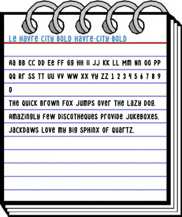 Le Havre City Bold Havre-City-Bold Font