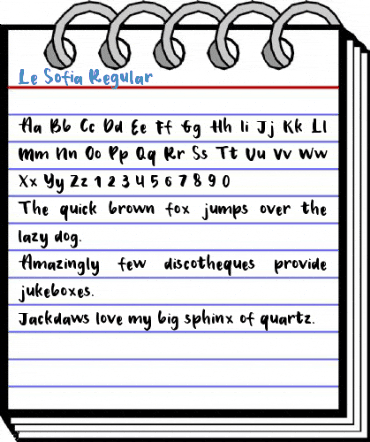Le Sofia Regular Font