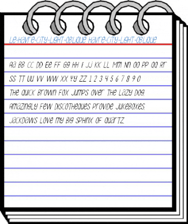 Le-Havre-City-Light-Oblique Havre-City-Light-Oblique Font