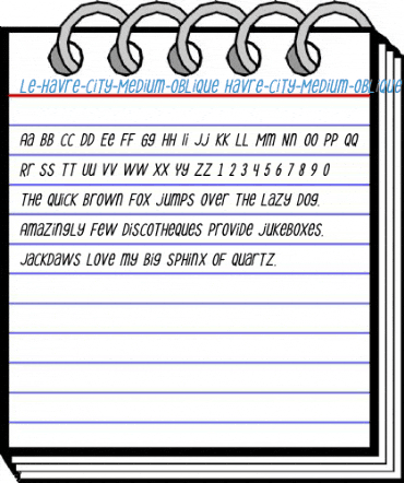 Le-Havre-City-Medium-Oblique Havre-City-Medium-Oblique Font