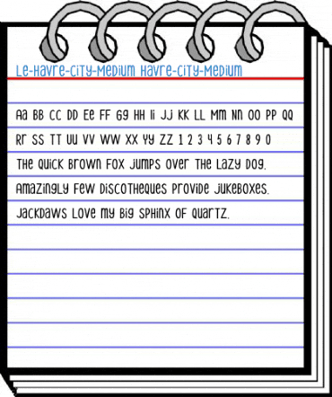 Le-Havre-City-Medium Havre-City-Medium Font
