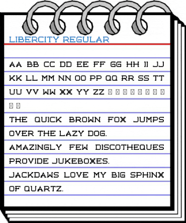 Libercity Regular Font