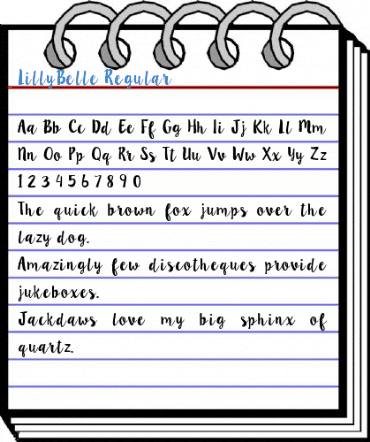 LillyBelle Regular Font