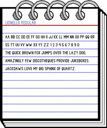 LIONELLO Regular Font