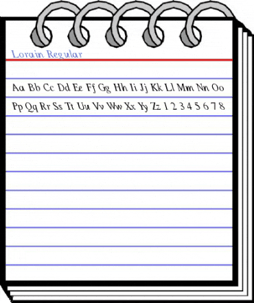 Lorain Regular Font