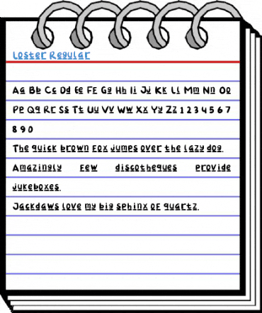 Loster Regular Font
