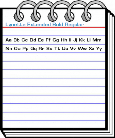 Lynette Extended Bold Regular Font