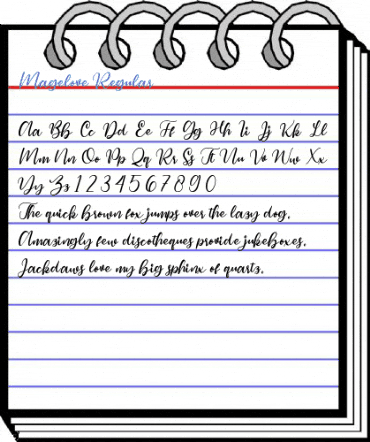 Magelove Regular Font