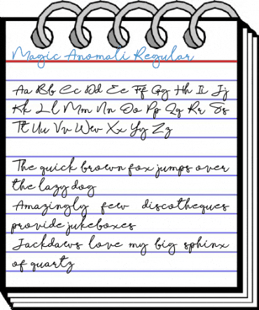 Magic Anomali Regular Font