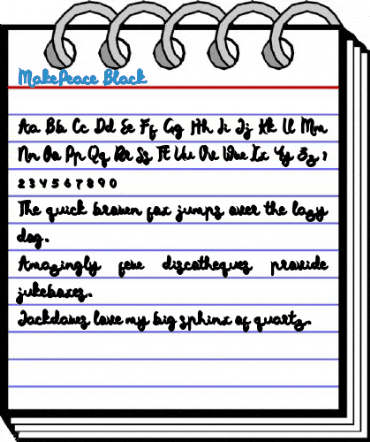 MakePeace Black Font