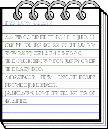 Manbow Clear Font