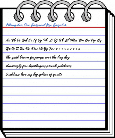 Mangotea Free Personal Use Regular Font