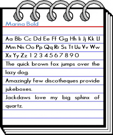 Marina Bold Font