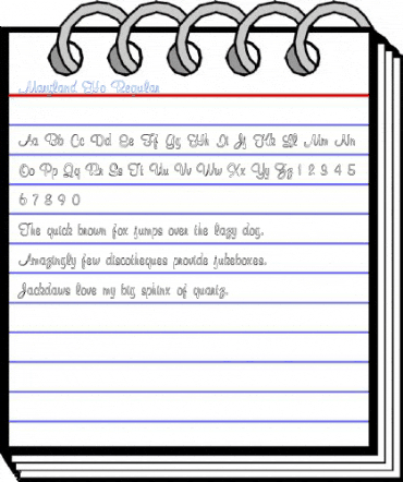 Maryland Ho Regular Font