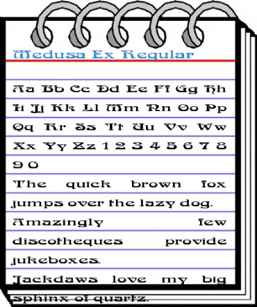 Medusa Ex Regular Font