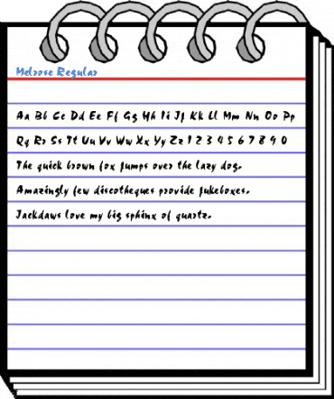 Melrose Regular Font