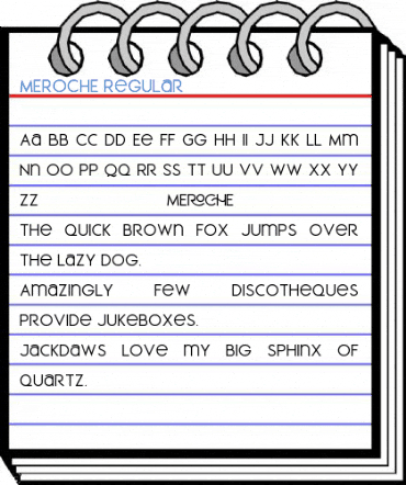 MEROCHE Regular Font