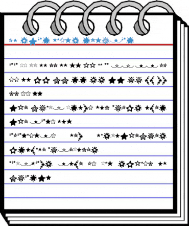 MF Star Dings Regular Font