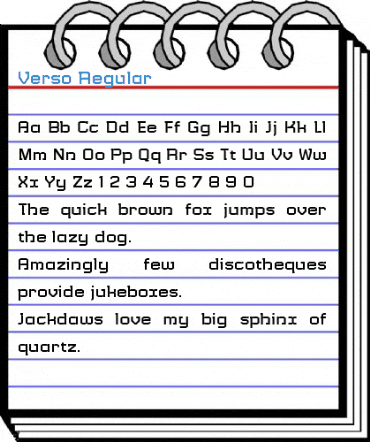 Verso Regular Font
