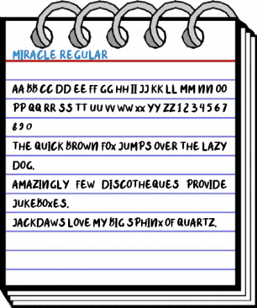 miracle Regular Font