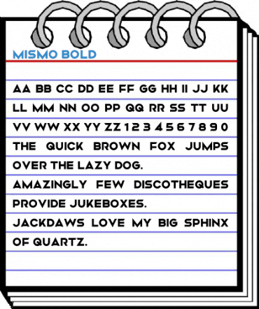Mismo Bold Font