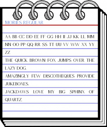 Mories Regular Font