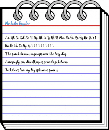 Moshinta Regular Font