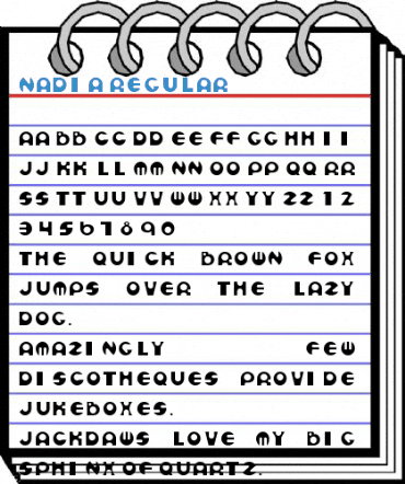 Nadia Regular Font