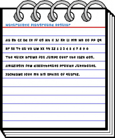 Naturalistic Playground Regular Font