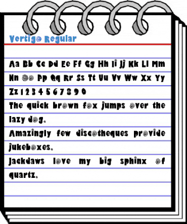 Vertigo Regular Font