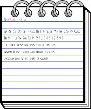 NightClub Regular Font