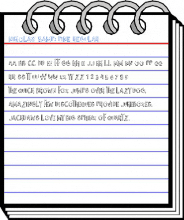 Nikolas & Pine Regular Font