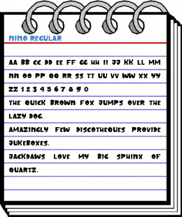 Nino Regular Font