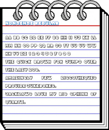 Nonsense Regular Font