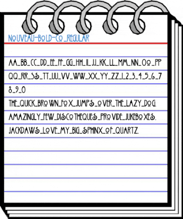 Nouveau-Bold-Co Regular Font