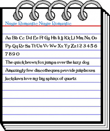 Nugie Romantic Nugie Romantic Font