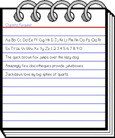 Ogontz Regular Font