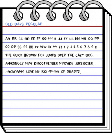 Old Days Regular Font