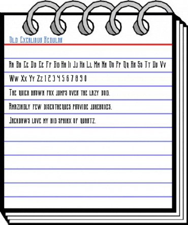 Old Excalibur Regular Font