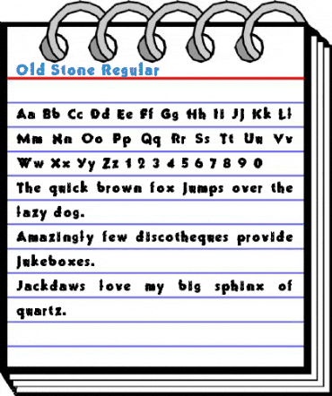 Old Stone Regular Font
