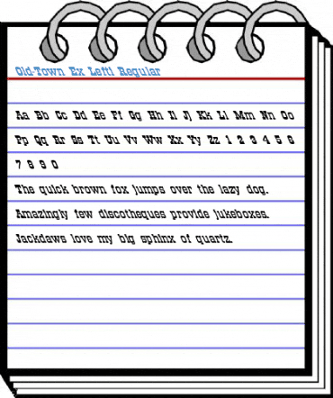 Old-Town Ex Lefti Regular Font