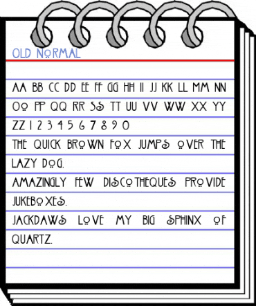 Old Normal Font