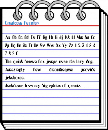 Omnicom Regular Font