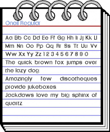 Oneil Regular Font